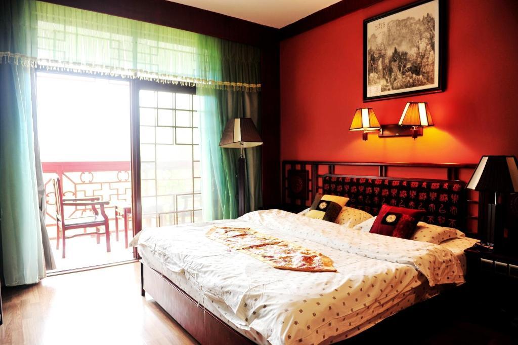 Dragon River Retreat Hotell Yangshuo Rum bild